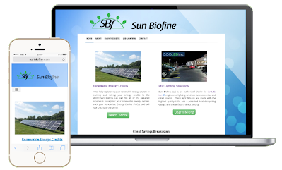 Here's a mobile friendly website we recently built for Sun Biofine, LLC